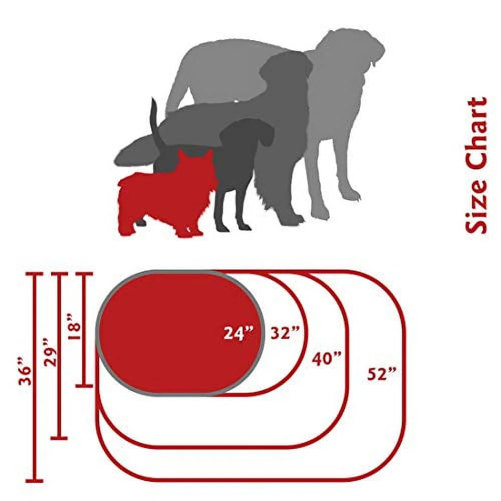 Poly/Cotton Bagel Pet Bed for Dogs, Calming Dog Bed Washable, Small, Black