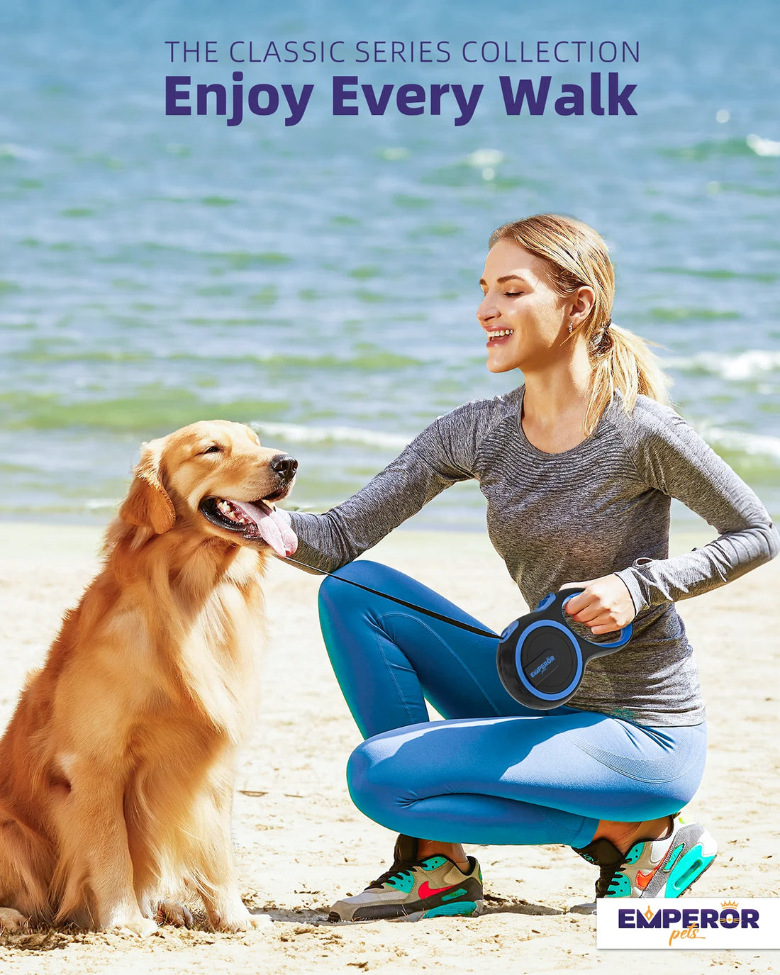 Retractable Dog Leash, 16 Ft, Heavy Duty