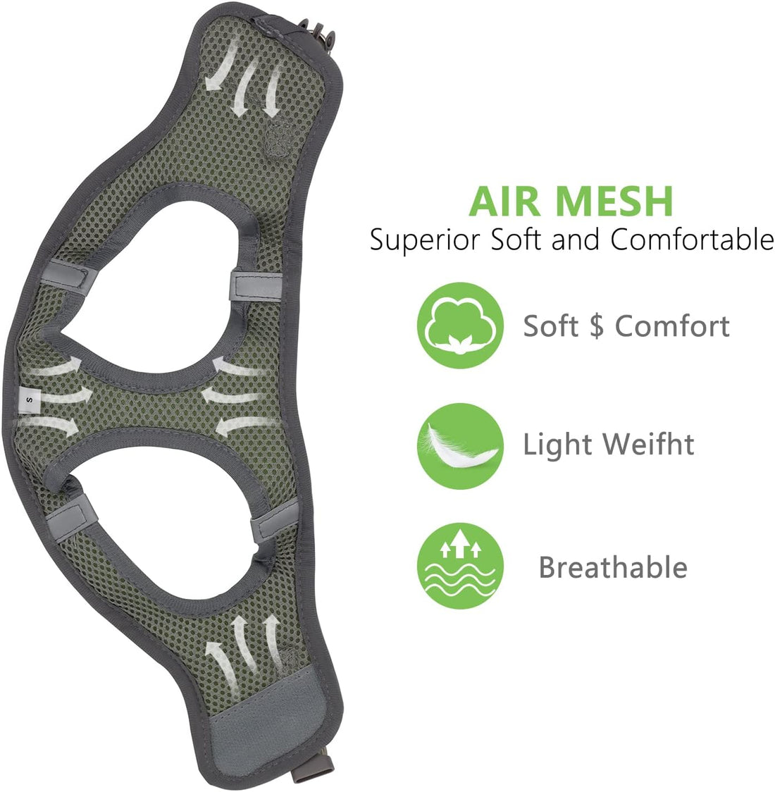 Dog Harness, Dog Harness and Leash Set, Pet Vest Harness, Puppy Cat Vest Harness Escape Proof, Chihuahua Harness, XXS Puppy Harness, Dog Vest Harnesses for Small Dogs Cats (A-1-Green, XXXS)