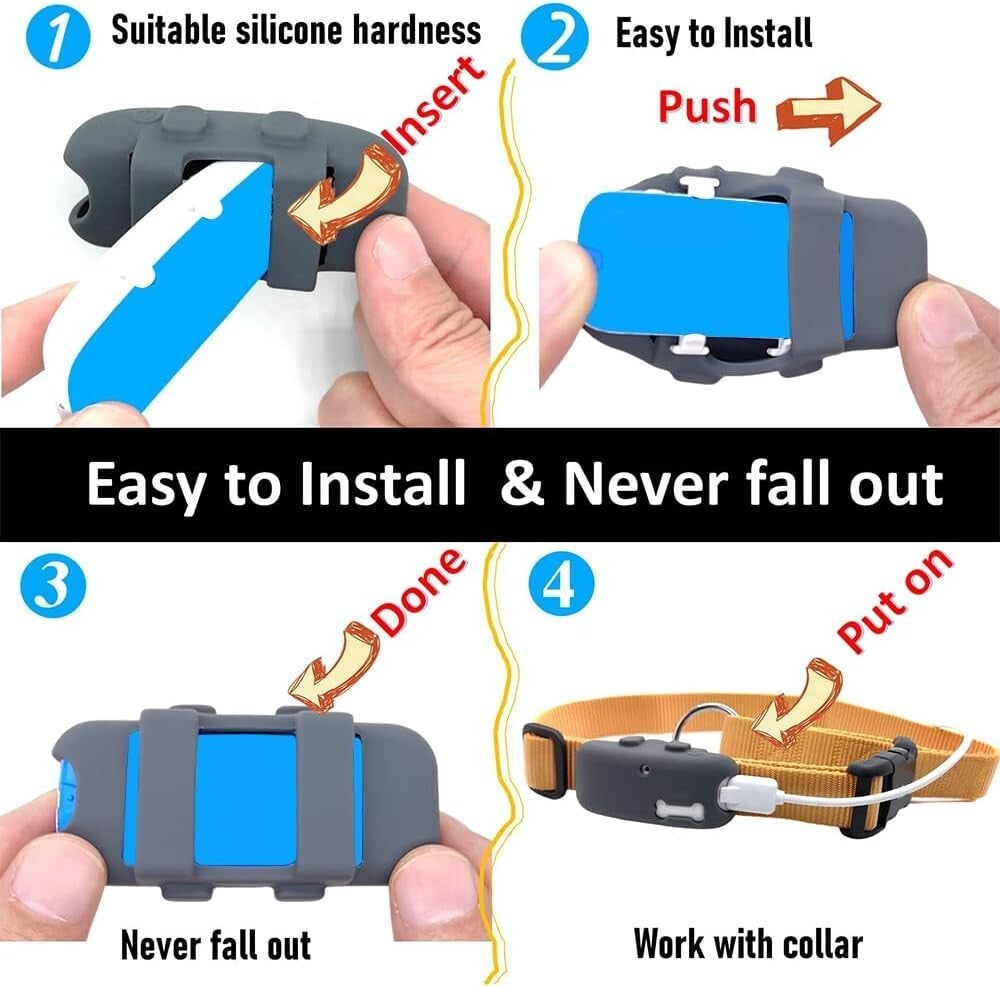 Silicone Holder for Tractive GPS Pet Trackerrubber Accessories Cover