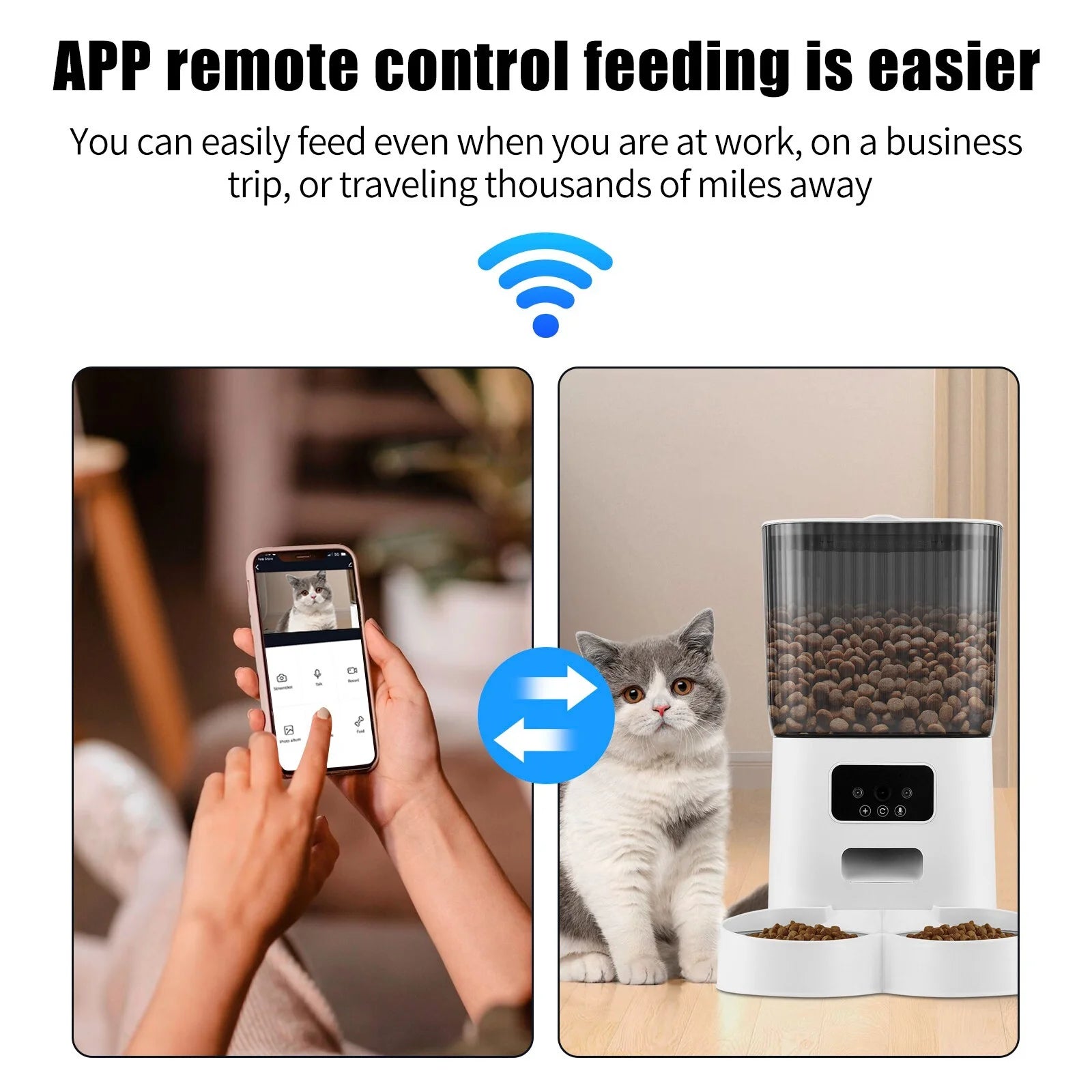 Automatic Cat Feeder with Camera 