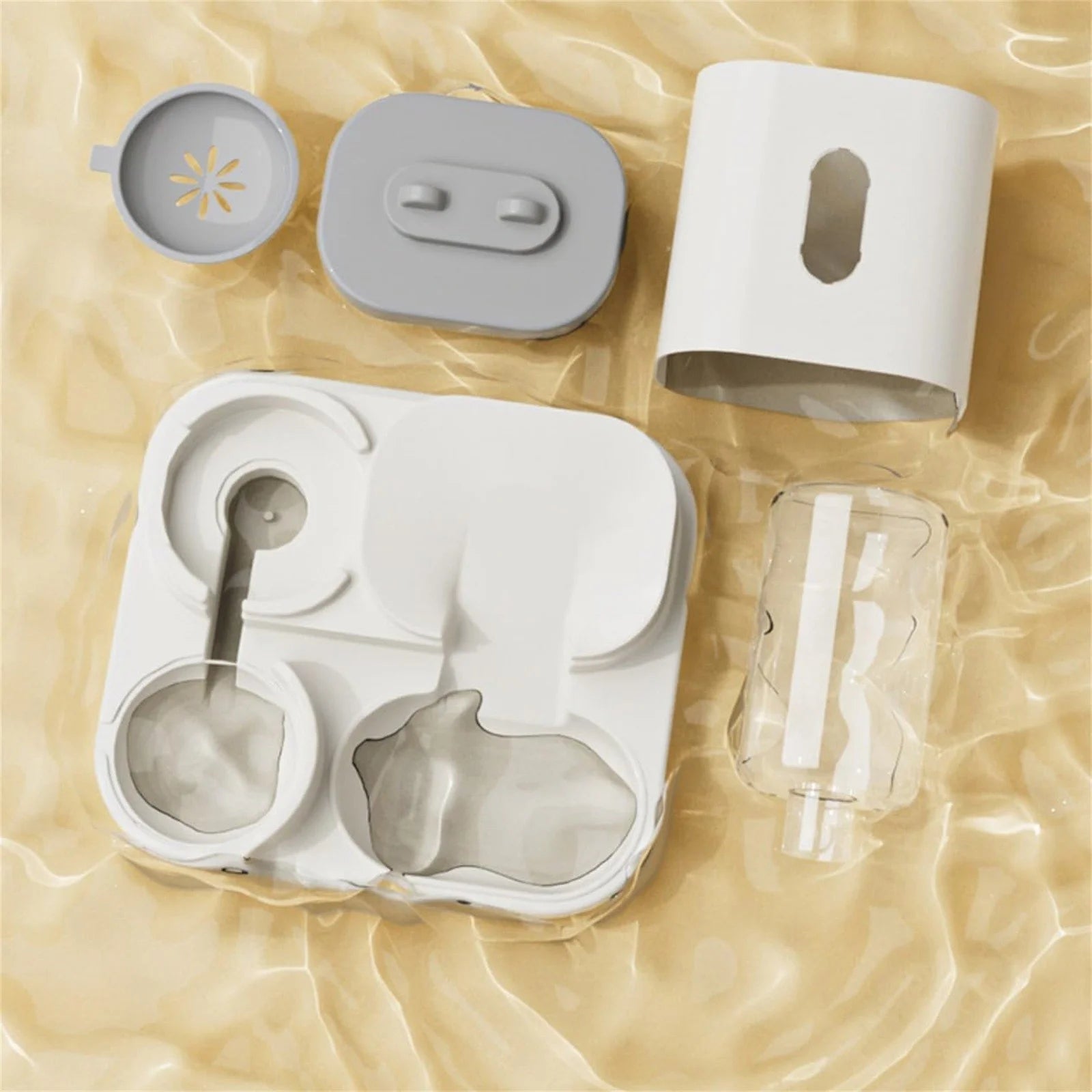 Automatic Dual Bowl Pet Feeder & Water Dispenser with Adjustable Portion Control