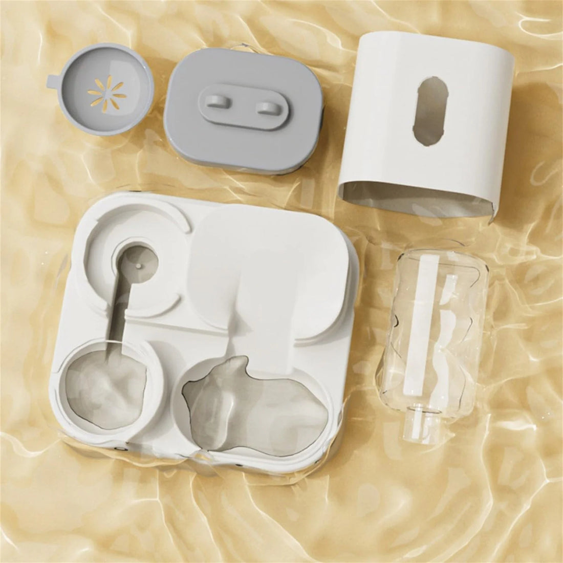 Automatic Dual Bowl Pet Feeder & Water Dispenser with Adjustable Portion Control