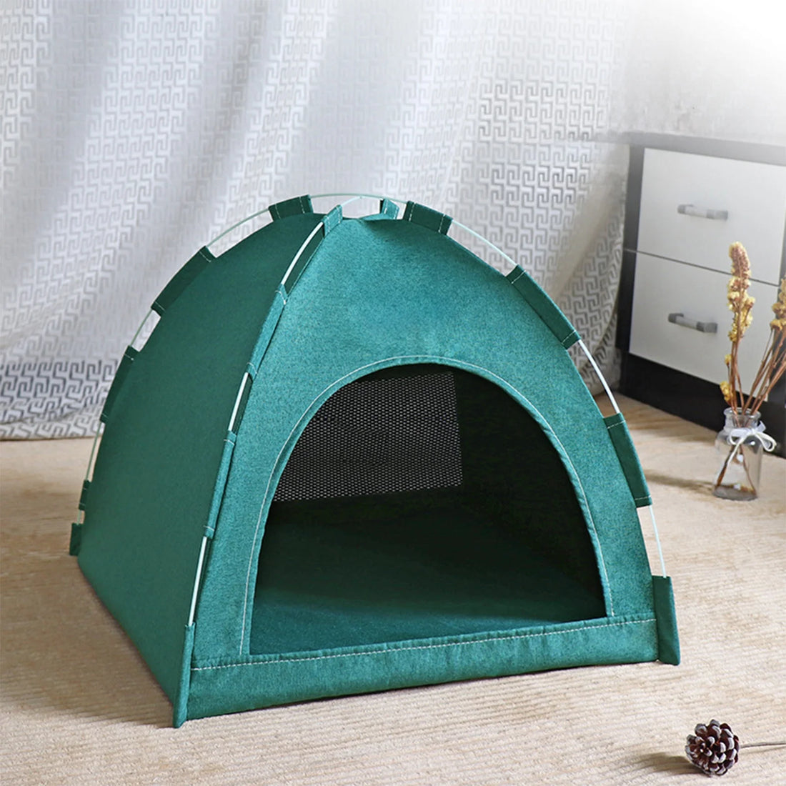 Foldable Pet Tent, Universal Pet Nests for Indoor Cats, Dog Tent, Pet Tent, Portable Cats Tent Bed for Outdoor Cats Cave Cats Houses