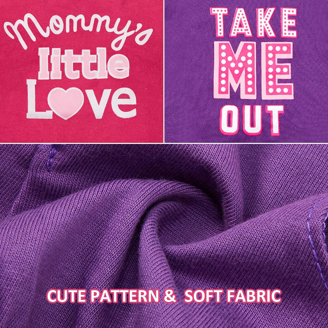 2 Pieces Dog Dresses for Dogs Cute Girl Female Pet Dress Mommy Puppy Shirt Skirt Dresses