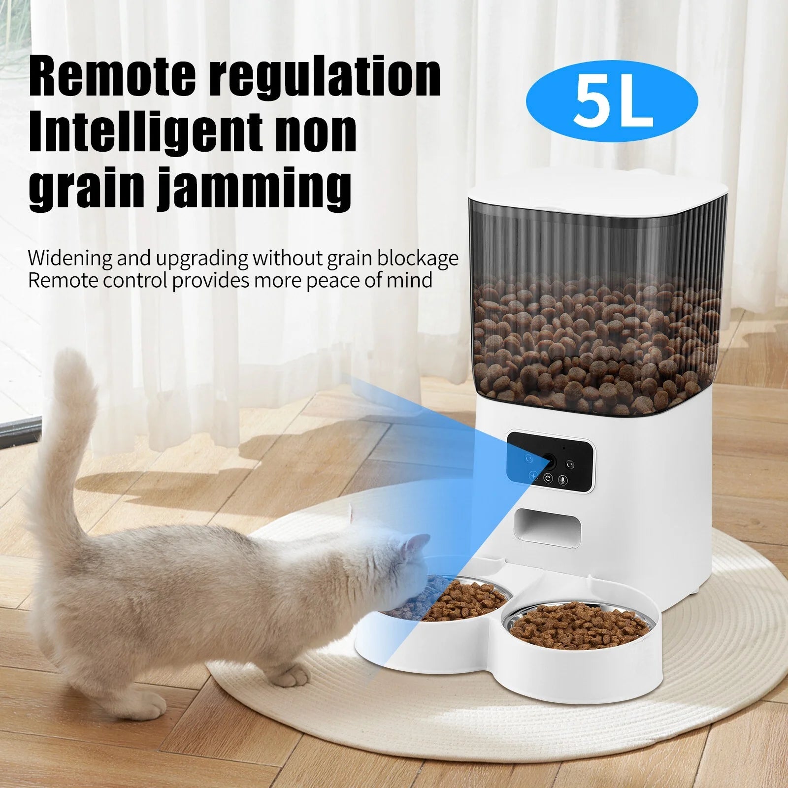 Automatic Cat Feeder with Camera 