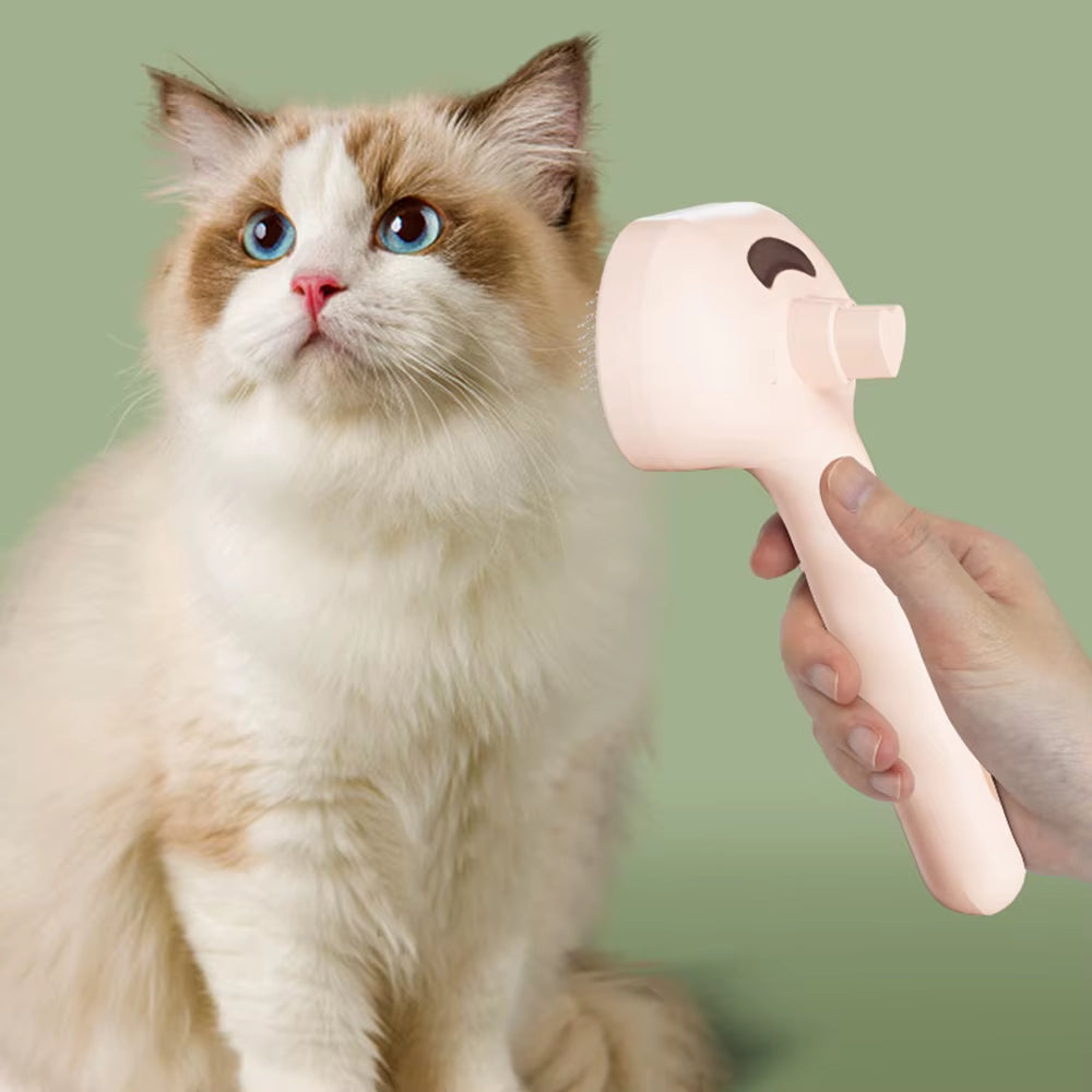 Pet Clean Steam Spray Dog Grooming Brush 