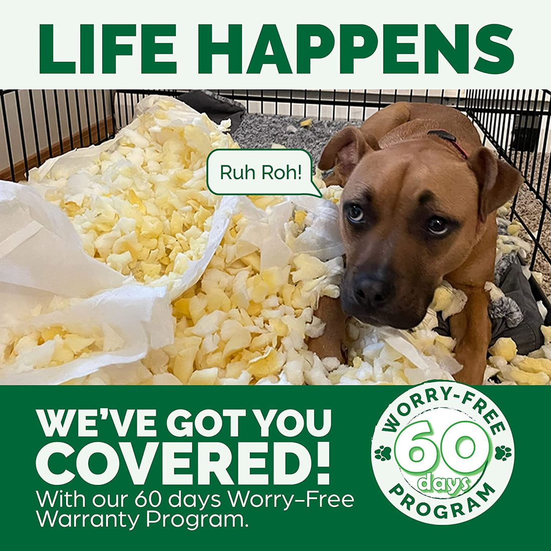 Waterproof & Non-Slip Queen Size Mattress Cover Protector for Dogs & Cats, Washable, for Beds, Couches, & Car Seats - Quilted Twill Blanket Mattress Cover - Gray, Large/Queen Size