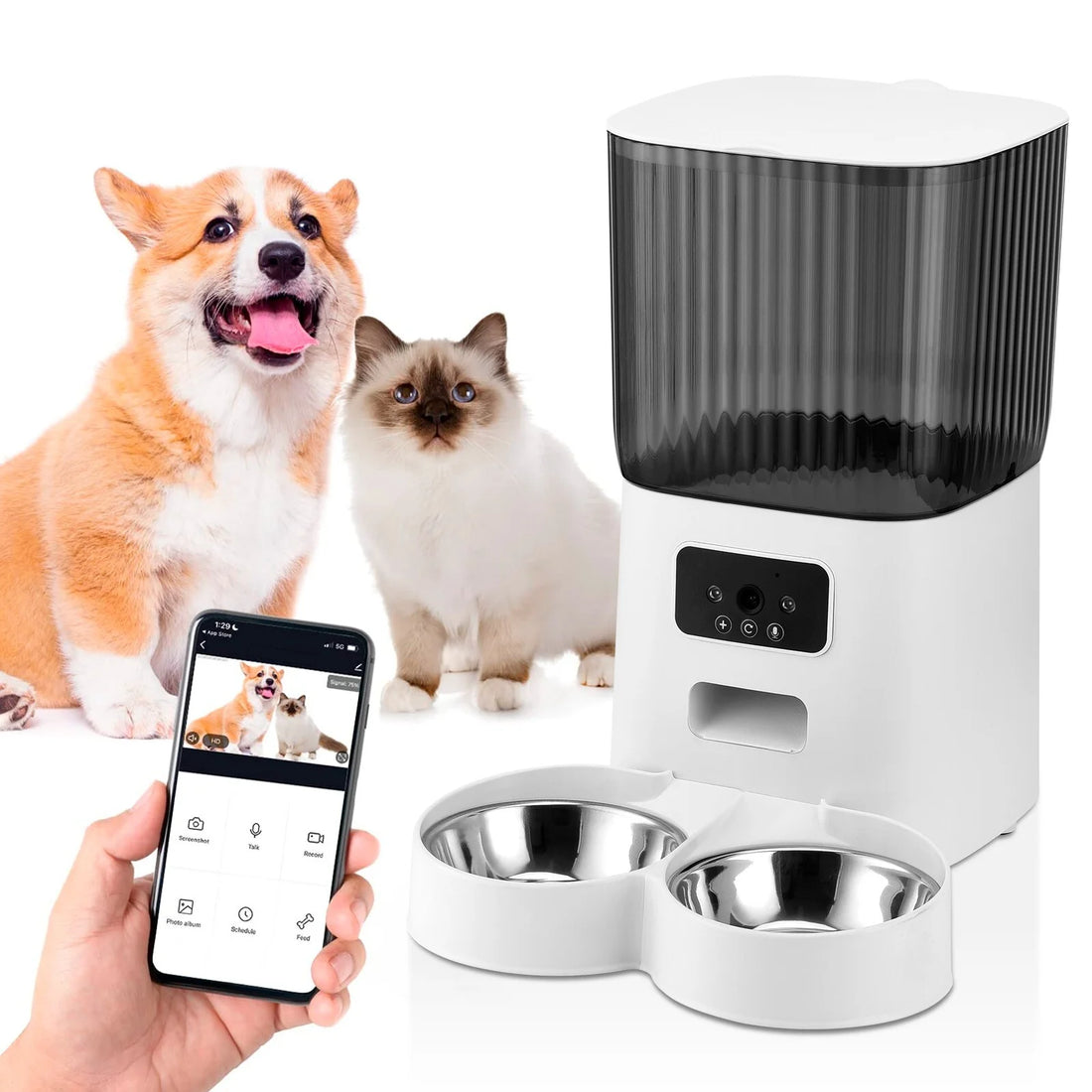Automatic Cat Feeder with Camera 