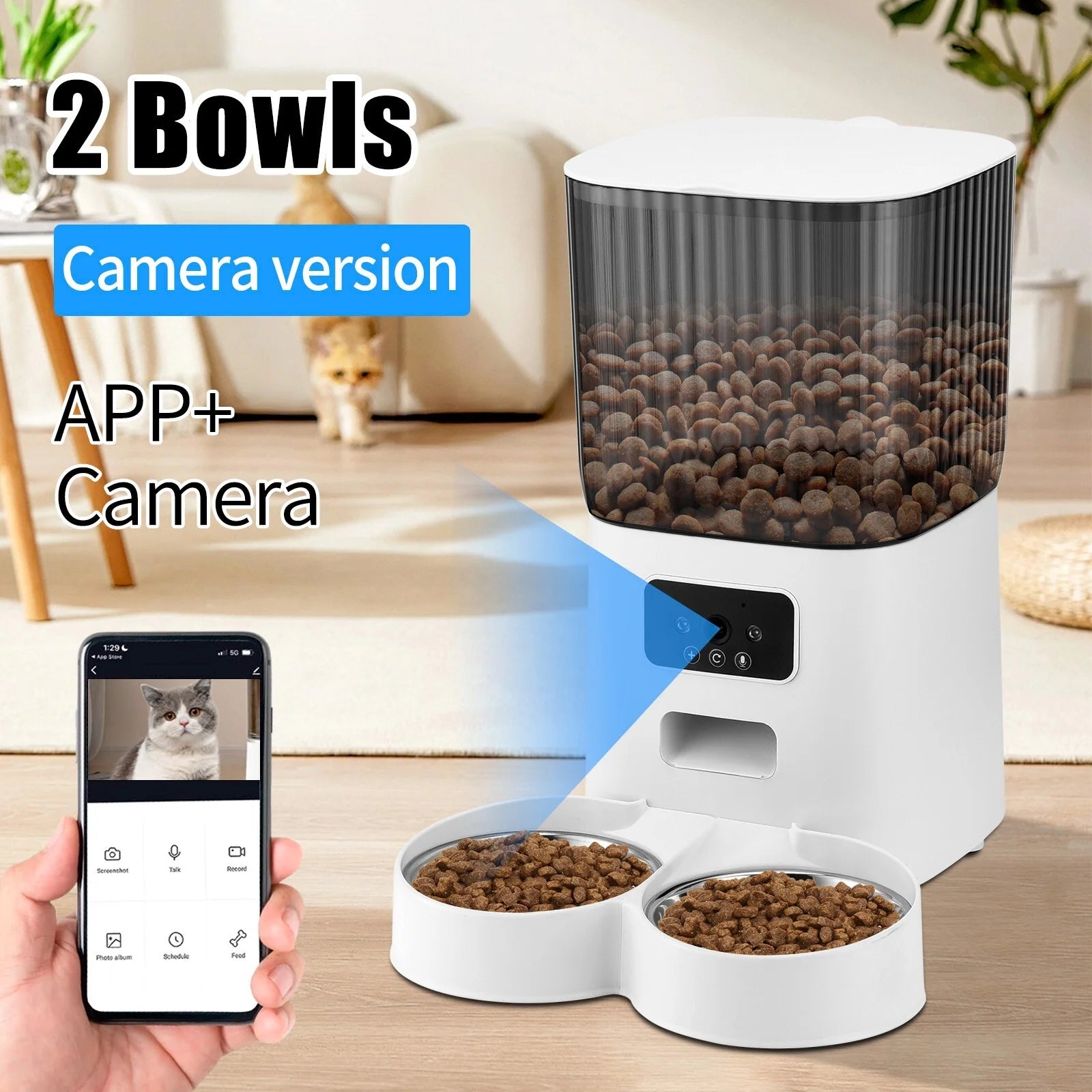 Automatic Cat Feeder with Camera 