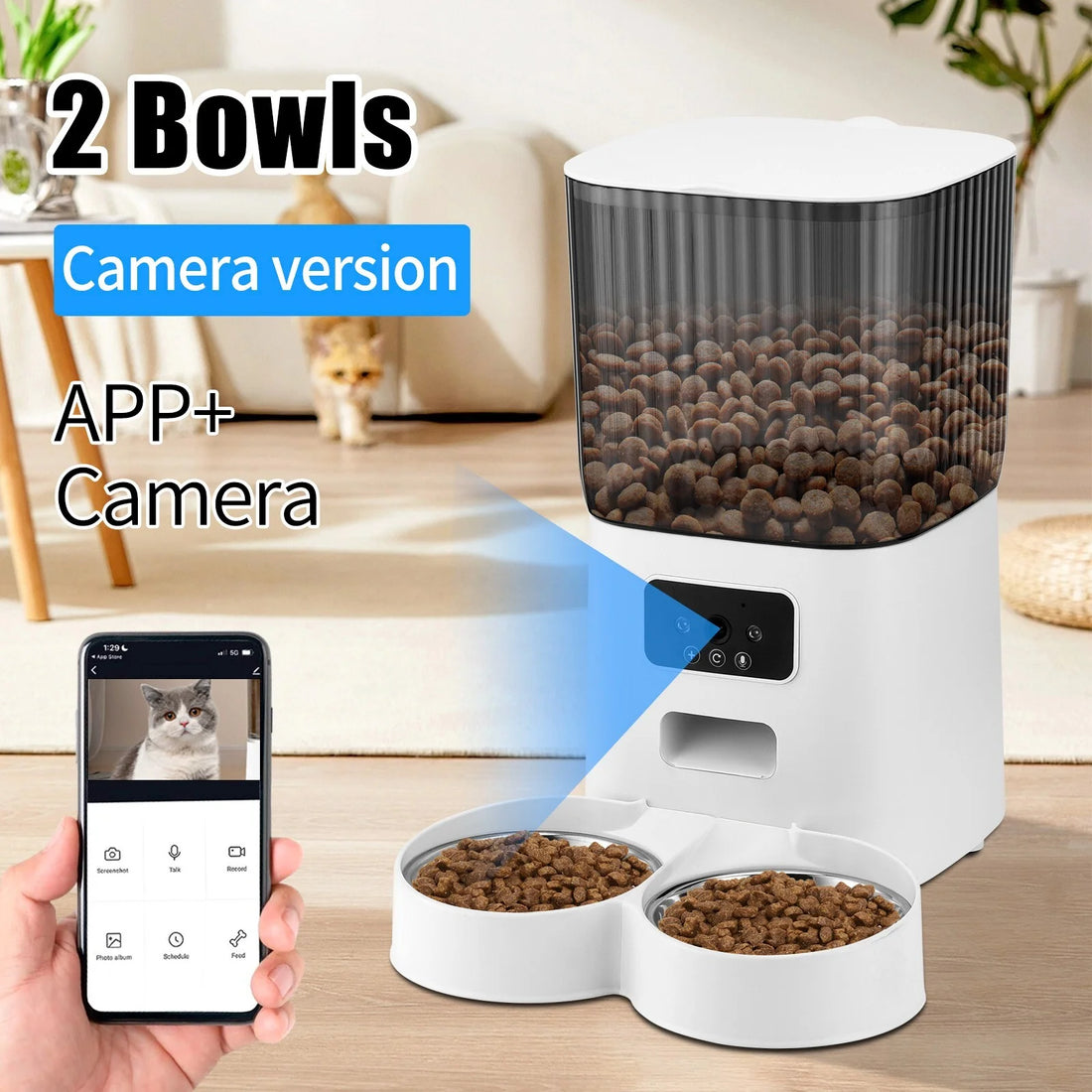 Automatic Cat Feeder with Camera 