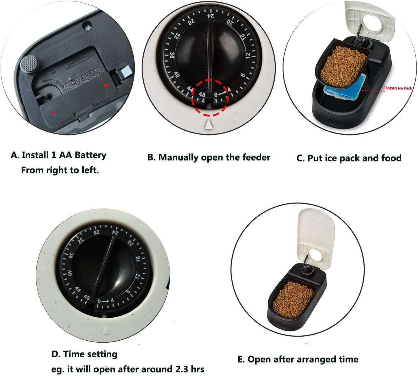 Automatic Pet Feeder for Dogs and Cats
