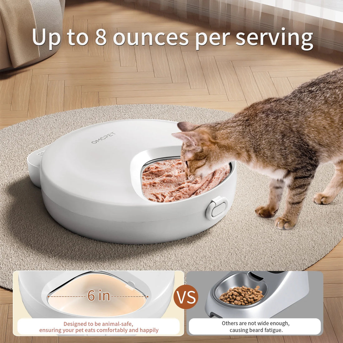 Automatic Cat Feeder Wet Food, Auto Refrigerated Wet/Dry Food Feeder