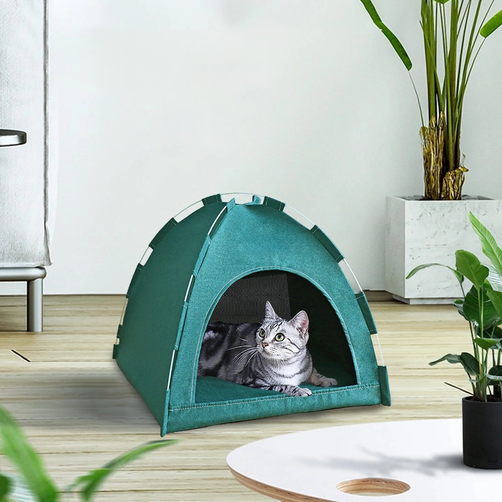 Foldable Pet Tent, Universal Pet Nests for Indoor Cats, Dog Tent, Pet Tent, Portable Cats Tent Bed for Outdoor Cats Cave Cats Houses