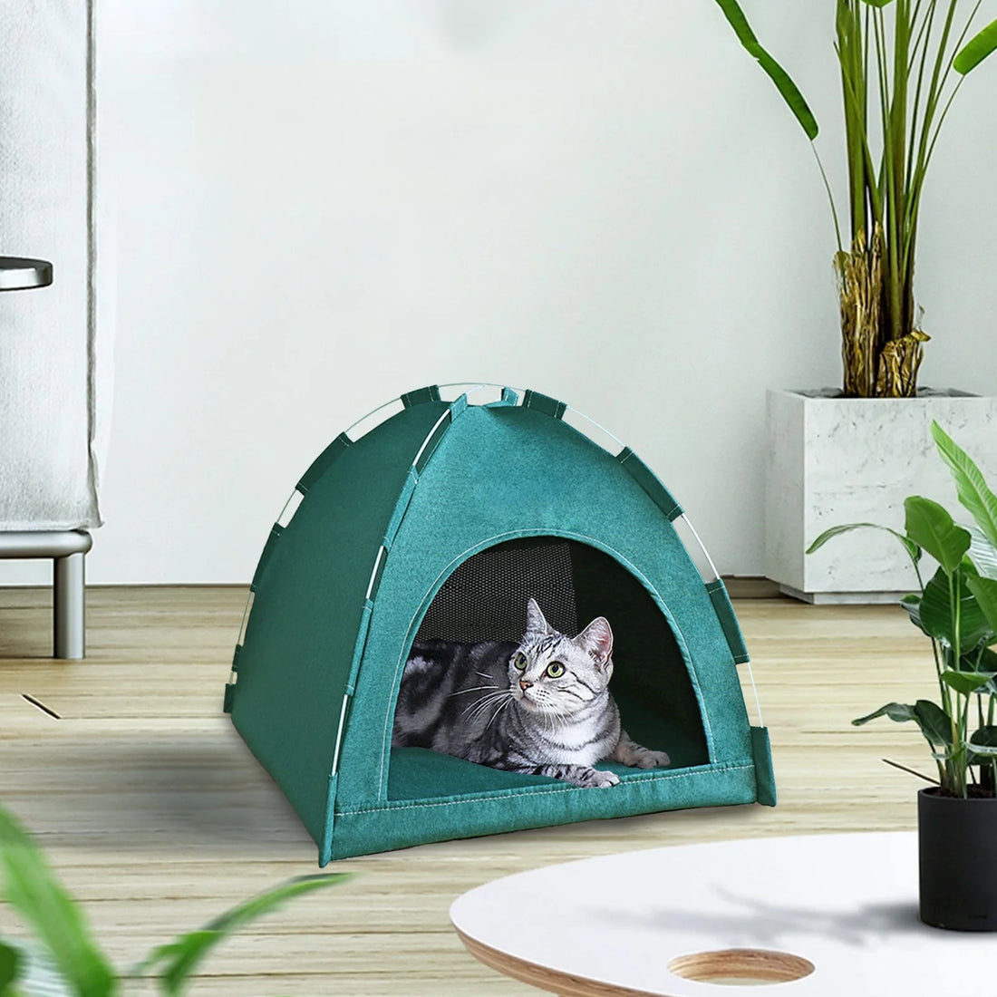 Foldable Pet Tent, Universal Pet Nests for Indoor Cats, Dog Tent, Pet Tent, Portable Cats Tent Bed for Outdoor Cats Cave Cats Houses