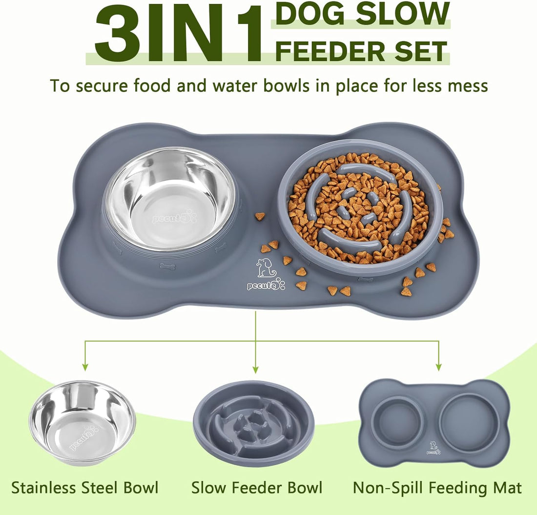 Slow Feeder Dog Bowls to Slow down Eating