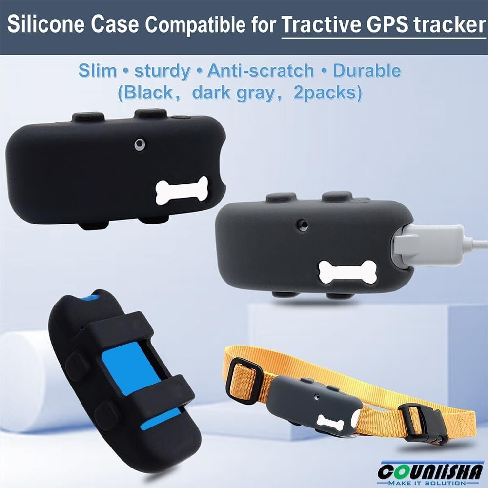 Silicone Holder for Tractive GPS Pet Trackerrubber Accessories Cover